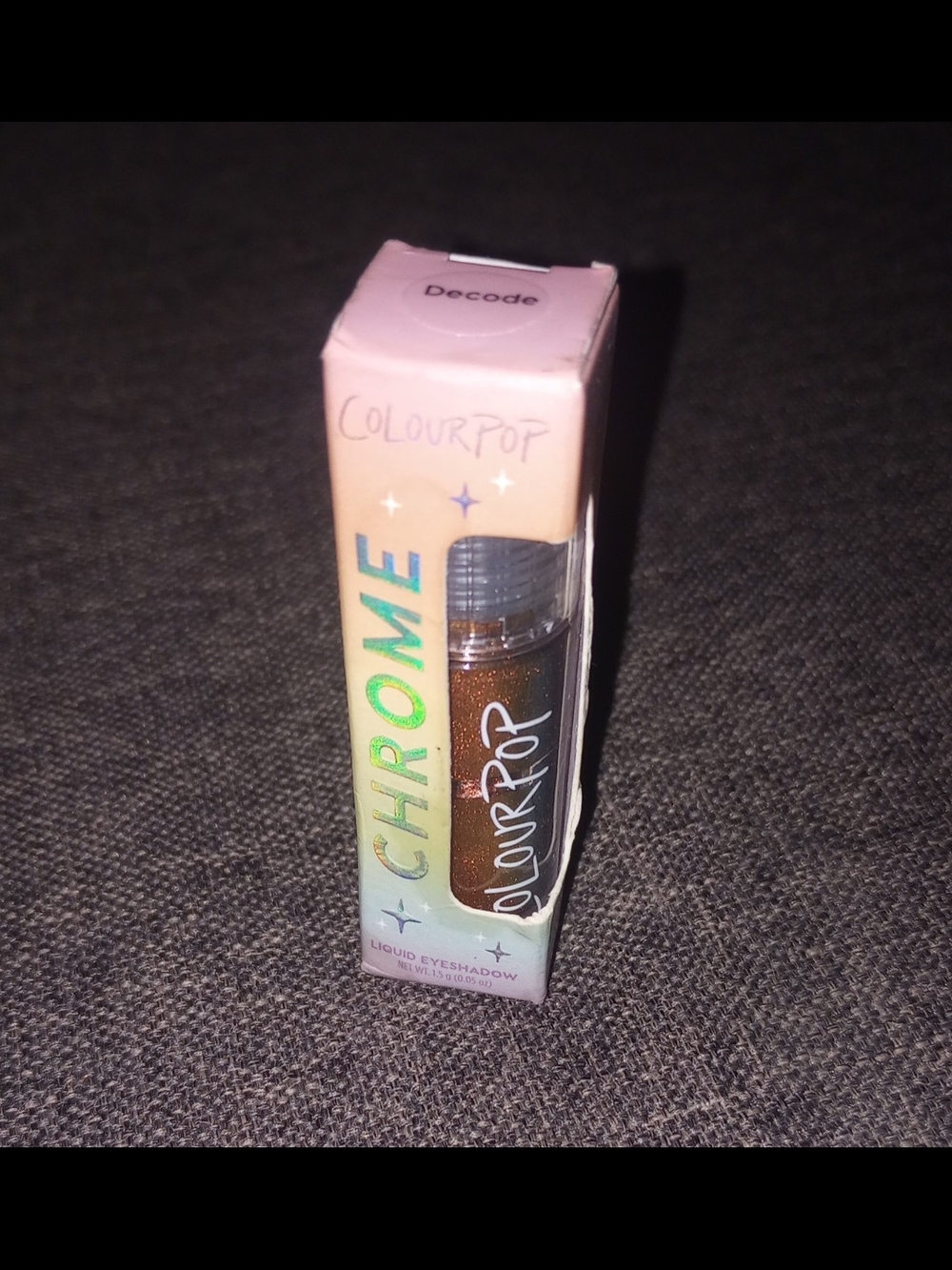 ColourPop Chrome Liquid Eyeshadow — Bronze Decode